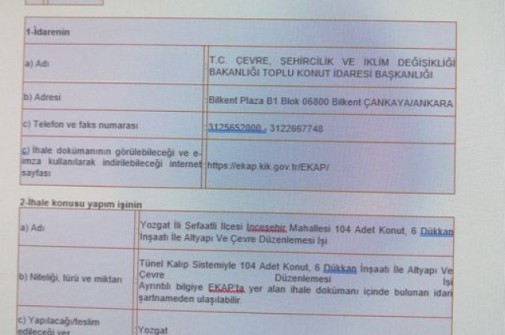 Şefaatlimizi TOKİ Konutlarına kavuşturmanın haklı gururunu yaşıyoruz.